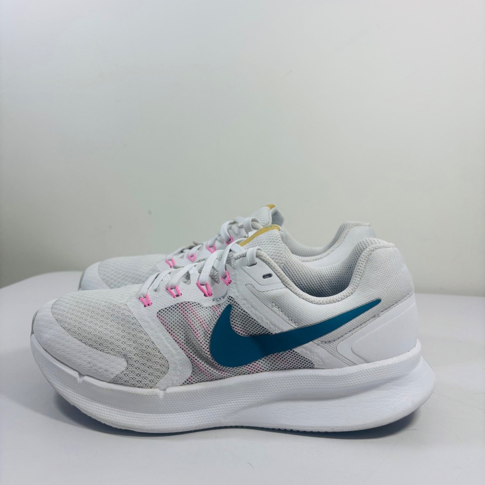 Nike Women's Run Swift 3 Flywire Running White Sneaker Shoes DV7889-100 Sz 8.5